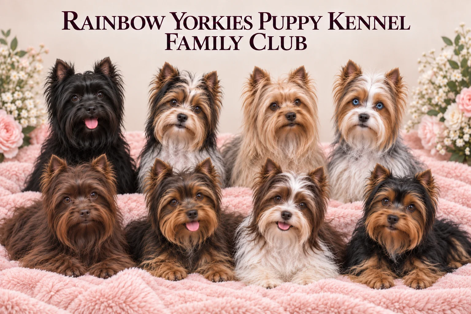 Rainbow Yorkies Puppy Kennel Family Club – Yorkshire Terriers in different colour varieties